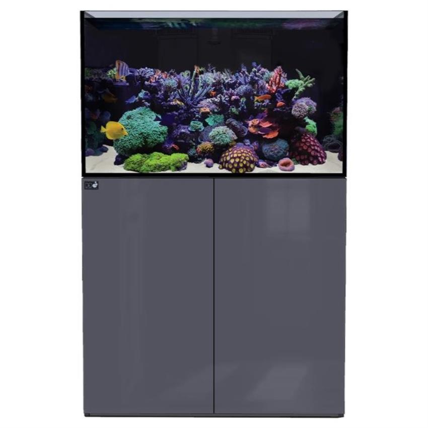 D-D Aqua Pro Reef 900 Ultra Gloss Anthracite Aquarium and Cabinet