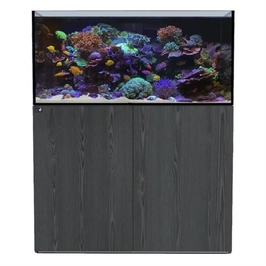 D-D Aqua Pro Reef 1200 Carbon Oak Aquarium and Cabinet