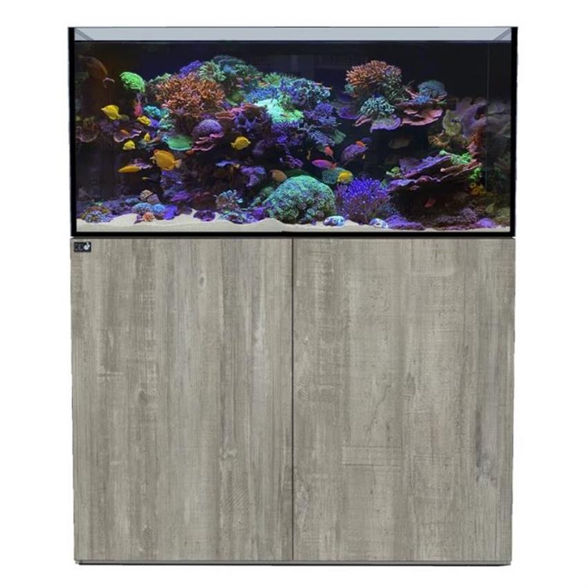 D-D Aqua Pro Reef 1200 Driftwood Concrete Aquarium and Cabinet