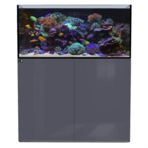 D-D Aqua Pro Reef 1200 Ultra Gloss Anthracite Aquarium and Cabinet