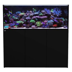 D-D Aqua Pro Reef 1500 Satin Black Aquarium and Cabinet