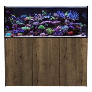 D-D Aqua Pro Reef 1500 Tobacco Oak Aquarium and Cabinet