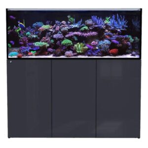 D-D Aqua Pro Reef 1500 Ultra Gloss Anthracite Aquarium and Cabinet