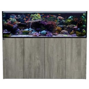 D-D Aqua Pro Reef 1800 Driftwood Concrete Aquarium and Cabinet