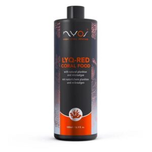 Nyos Lyq-Red Coral Food 250ml is a concentrated liquid nutrition formula designed to feed corals and reef invertebrates with a broad spectrum of natural marine particles.