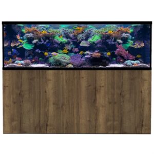D-D Aqua Pro Reef 2100 Tobacco Oak Aquarium and Cabinet