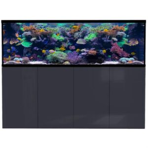 D-D Aqua Pro Reef 2100 Ultra Gloss Anthracite Aquarium and Cabinet